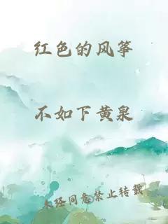 红色的风筝